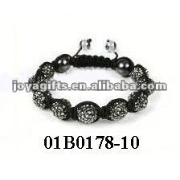 Fashion micro pave shamballa bracelet